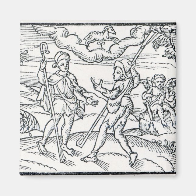 Aimant Mois de mars, de 'The Shepheardes Calender' (Devant)