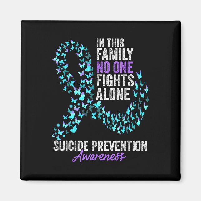 Aimant Mois de sensibilisation à la prévention du suicide (Devant)