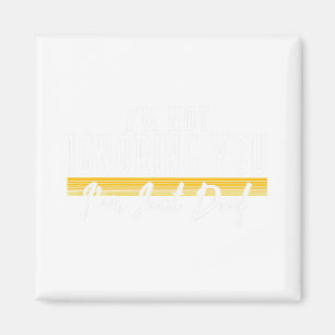 Aimant Mois de sensibilisation Amour Communauté Sourde En