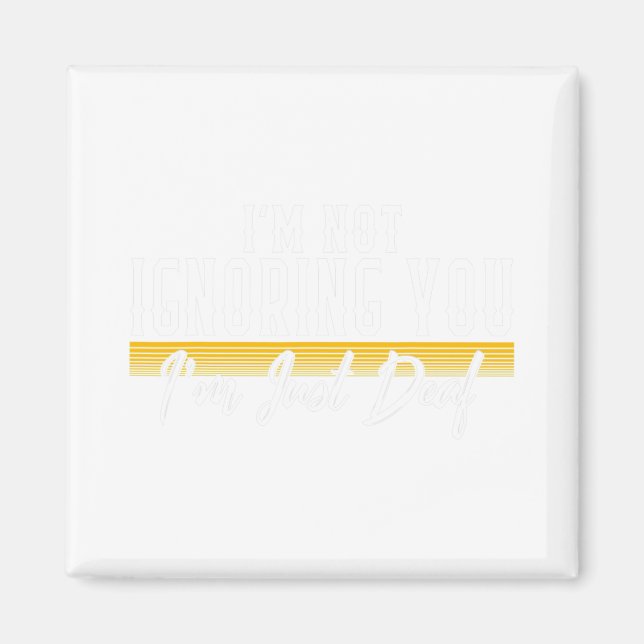 Aimant Mois de sensibilisation Amour Sourd Communauté Aud (Devant)