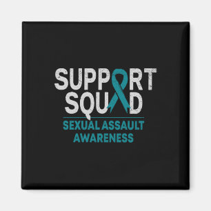 Aimant Mois de sensibilisation de l'équipe de soutien Ual