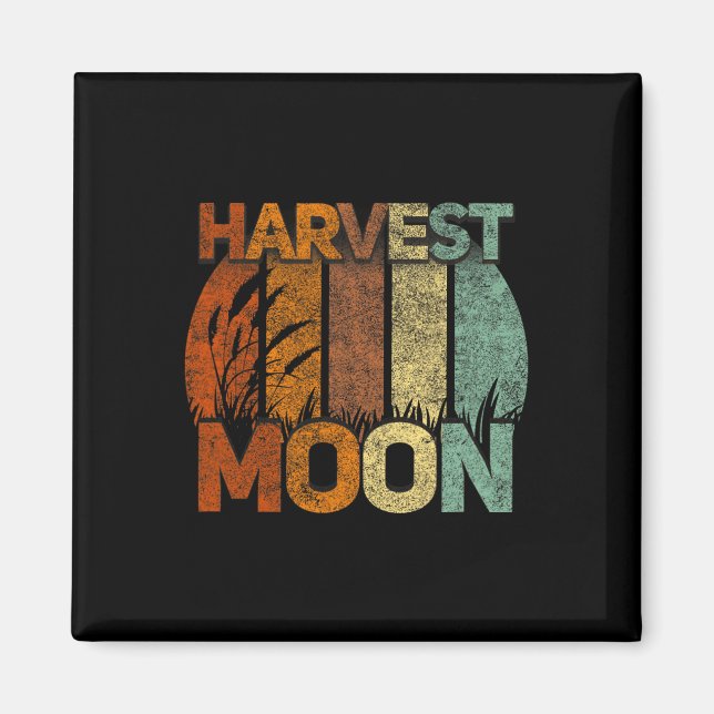 Aimant Moisson intemporelle Lune Automne T Pour Femmes Ho (Devant)