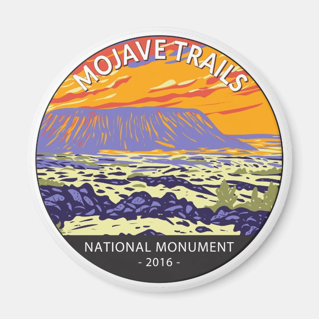 Aimant Mojave Trails National Monument Amboy Crater (Devant)