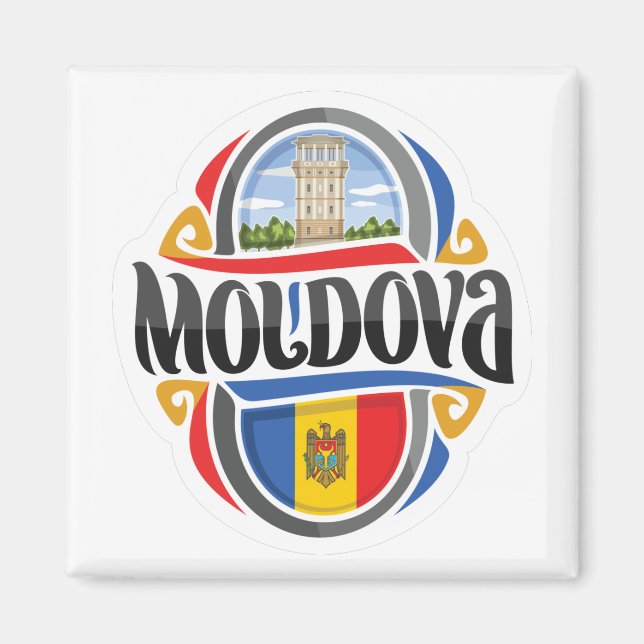 Aimant Moldavie (Devant)