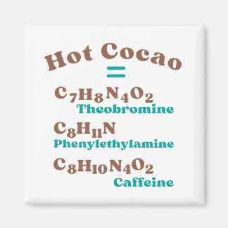 Aimant Molécule de cacao chaud