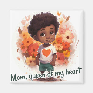 Aimant Mom, queen of my heart