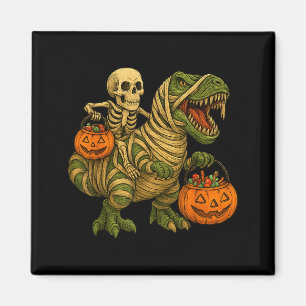 Aimant Momie de squelette à cheval Dinosaure T Rex Hallow