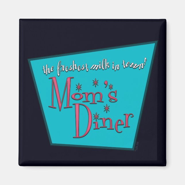 Aimant Moms Diner : Allaitement (Devant)