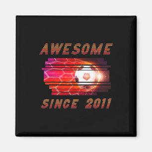 Aimant Mon 15e anniversaire de football, Awesome depuis 2