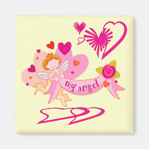 Aimant Mon ange Valentine