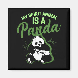 Aimant Mon Animal D'Esprit Est Un Panda