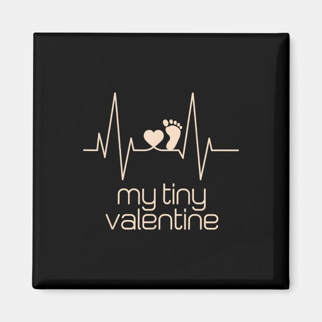 Aimant Mon annonce de grossesse pour la Saint-Valentin po (Devant)