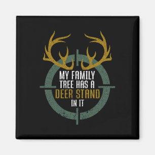 Aimant Mon Arbre Familial A Un Deer Stand Dans Il Chasse