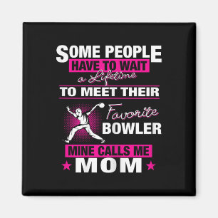 Aimant Mon Bowler Favori M'Appelle Maman Bowling Maman