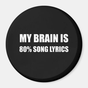 Aimant Mon cerveau est des textes de chanson de 80 pour