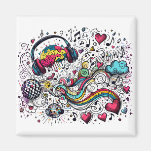 Aimant Mon cerveau sur la musique - Ressentez le rythme