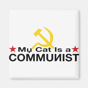 Aimant Mon chat est un COMMUNISTE