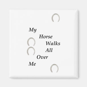 Aimant Mon Cheval Marche Sur Moi