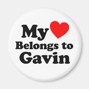 Aimant Mon coeur appartient à Gavin