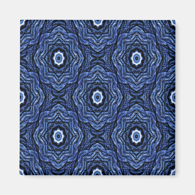 Aimant Mon Coeur bleu solitaire... (Devant)
