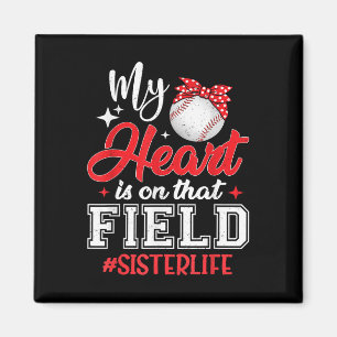 Aimant Mon Coeur Est Sur Cette Soeur De Baseball De Terra