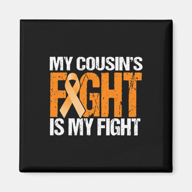 Aimant Mon combat contre les cousins est ma lutte contre  (Devant)