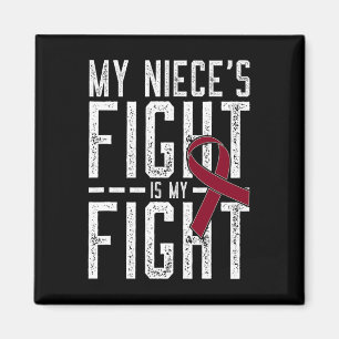 Aimant Mon combat de nièce est mon combat contre l'anémie