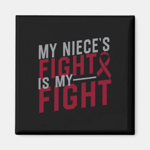 Aimant Mon combat de nièce est mon combat contre l'anémie