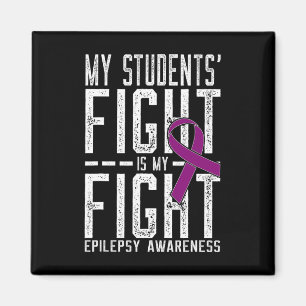 Aimant Mon combat étudiant est ma lutte contre l'épilepsi