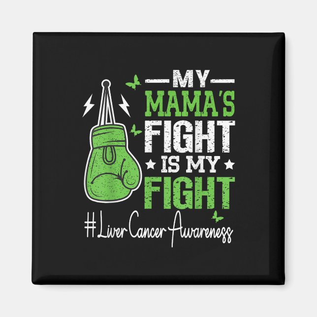 Aimant Mon combat Mamas est ma lutte Conscience du cancer (Devant)