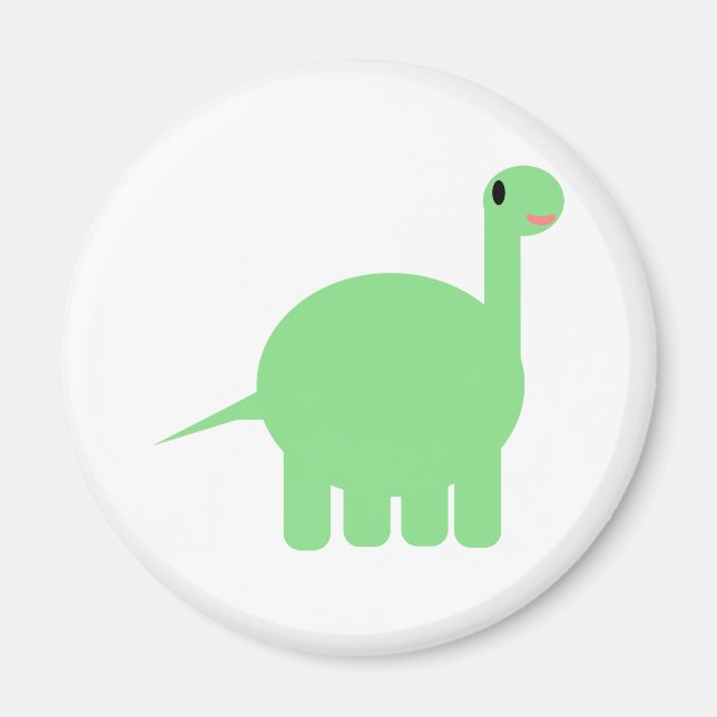 Aimant mon dessin animé dinosaure (Devant)