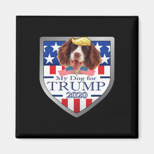 Aimant Mon épagneul Springer anglais pour Trump