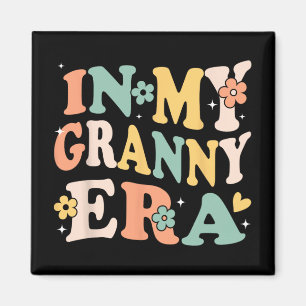 Aimant Mon époque de grand-mère drôle sarcasme groovy rét