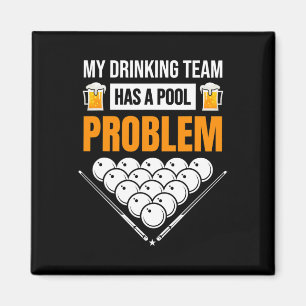 Aimant Mon Équipe De Boissons A Un Problème De Billard Dr