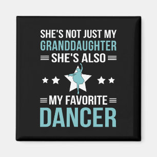 Aimant Mon Grand-Fille Danse Grand-Père D'Une Danse Grand