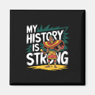 Aimant Mon histoire est Mois de l'histoire des Noirs Afri