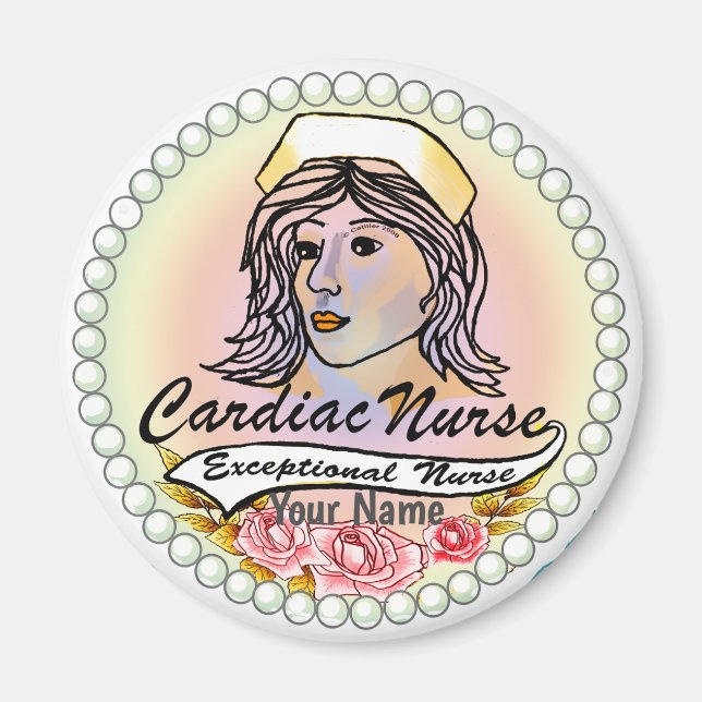 Aimant Mon infirmière cardiaque (Devant)