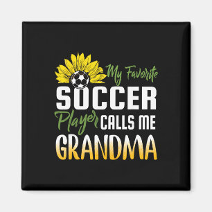 Aimant Mon Joueur De Football Favori M'appelle Grand-mère