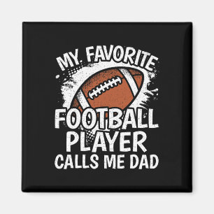 Aimant Mon joueur de football préféré m'appelle Papa Amér