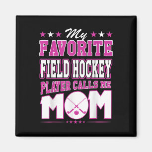 Aimant Mon Joueur de Hockey sur Gazon Favori M'appelle Ma