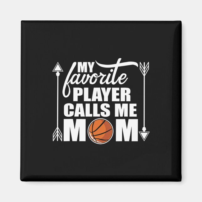 Aimant Mon joueur de squelette préféré m'appelle maman ca (Devant)