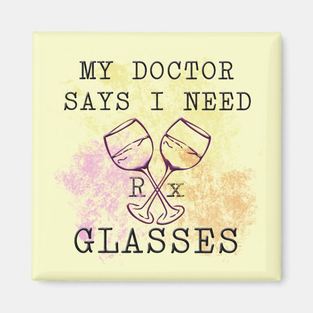 AIMANT MON MÉDECIN DIT QUE J'AI BESOIN DE LUNETTES (Devant)
