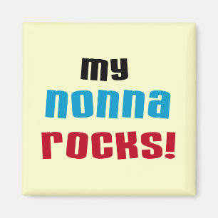 Aimant Mon Nonna bascule le T-shirts et les cadeaux