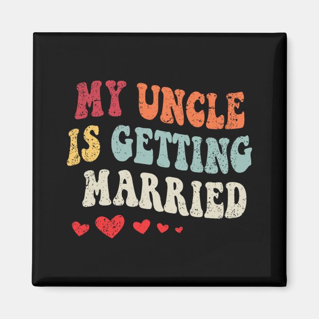 Aimant Mon oncle se marie Mariage E (Devant)