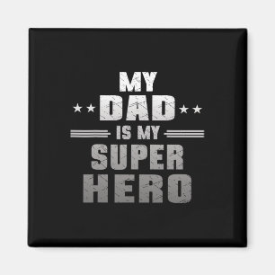 Aimant Mon Père Est Mon Super Héros Papa Fête des pères
