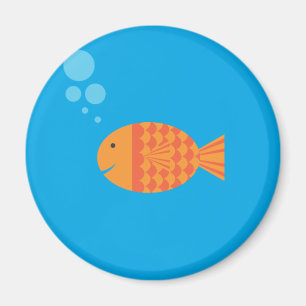 Aimant Mon poisson rouge d'animal familier