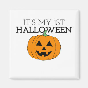 Aimant Mon premier Halloween Mon premier Citrouille Hallo