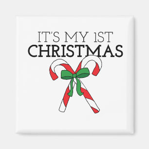 Aimant Mon premier Noël avec un bébé