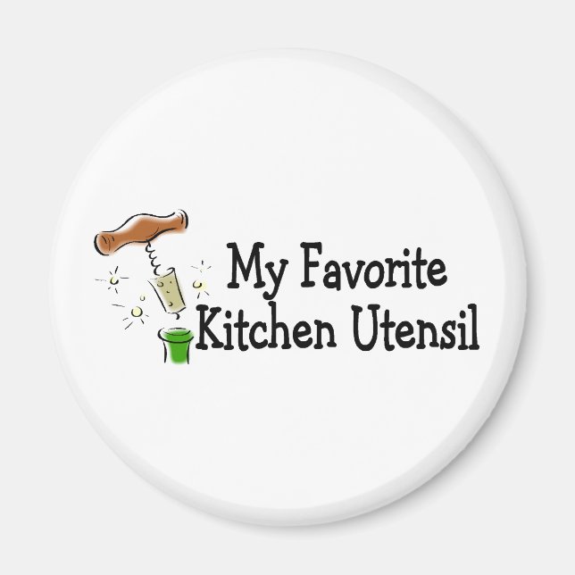Aimant Mon Ustensile de cuisine préféré (Devant)
