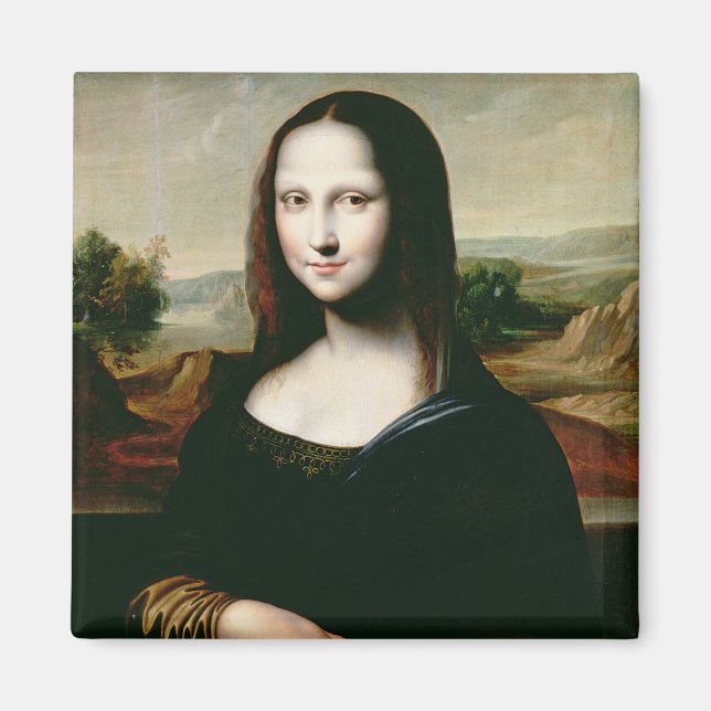 Aimant Mona Lisa, copie du tableau de Leonardo da Vin (Devant)
